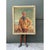 Celadon Monumental 1947 Zofia Tomek Framed Portrait Painting For Sale - Image 8 of 12