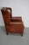 Vintage Dutch Cognac Colored Leather Club Chair For Sale - Image 10 of 17