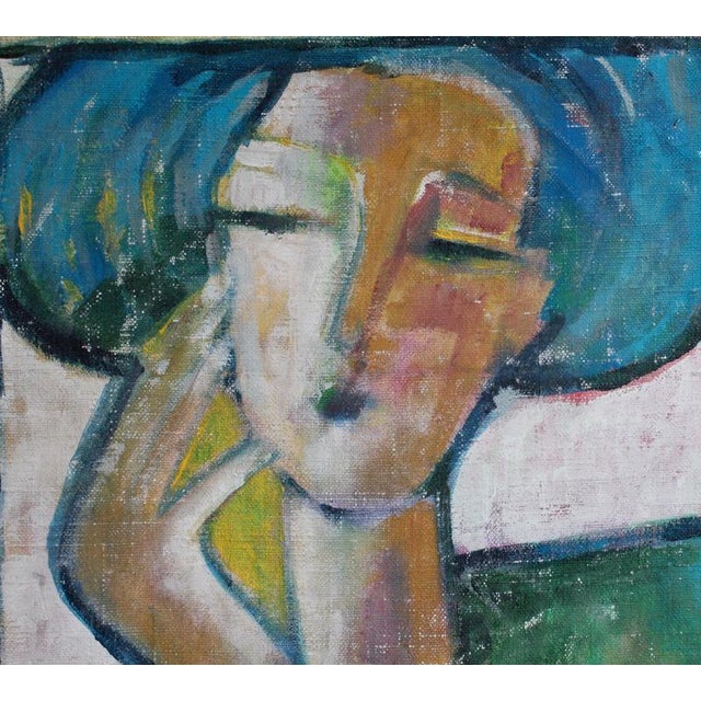 1980s Hidden Portraits XXXVI, 1990s, Acrylic Painting on Cnavas, Framed For Sale - Image 5 of 14