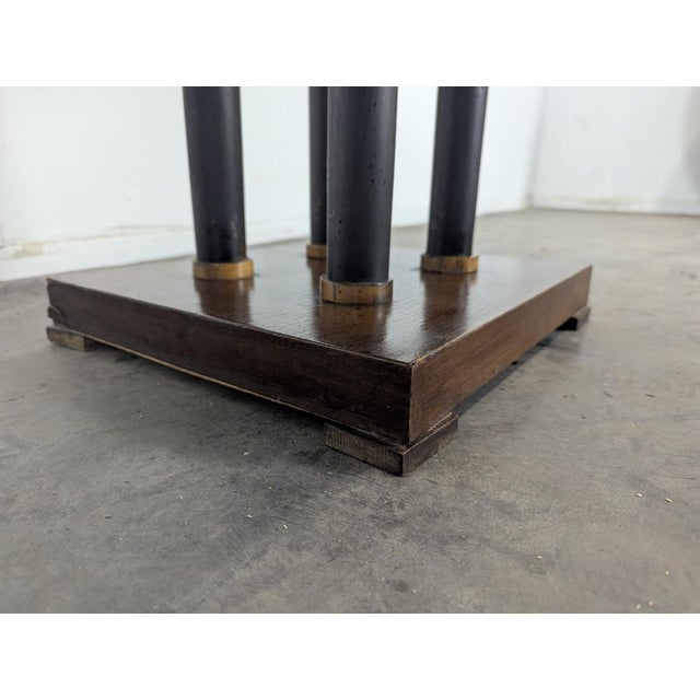 Wood Modern Tiered Side Table in Wood For Sale - Image 7 of 8