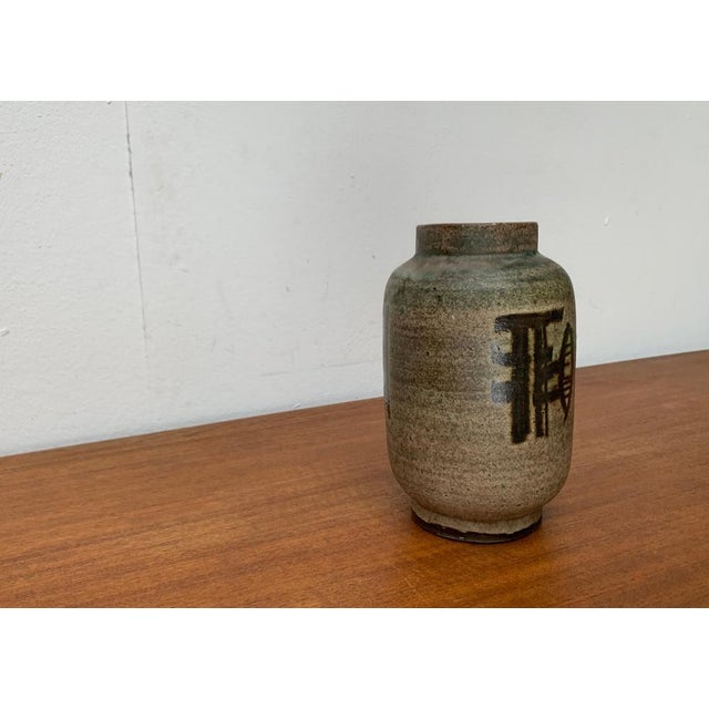 Mid-Century Modern Mid-Century German Studio Pottery Vase by Karl Jüttner, Saalfeld, 1960s For Sale - Image 3 of 18