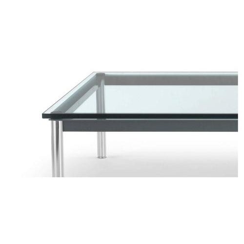Not Yet Made - Made To Order Mid-Century Modern Chrome 10 Tube Table with Glass by Le Corbusier for Cassina For Sale - Image 5 of 8