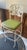 Late 20th Century Vintage Neoclassic / Hollywood Regency Style Cast Iron Thinline Bar Chair For Sale - Image 5 of 5