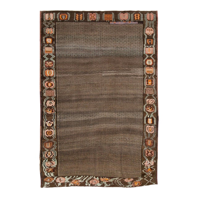 Galerie Shabab Collection Mid-20th Century Handmade Turkish Tribal Room Size Carpet For Sale
