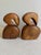 Set of 2, vintage 1970s, abstract, hand carved Milo Wood Bird Sculptures or Bookends made in Hawaii. These Modern Art...