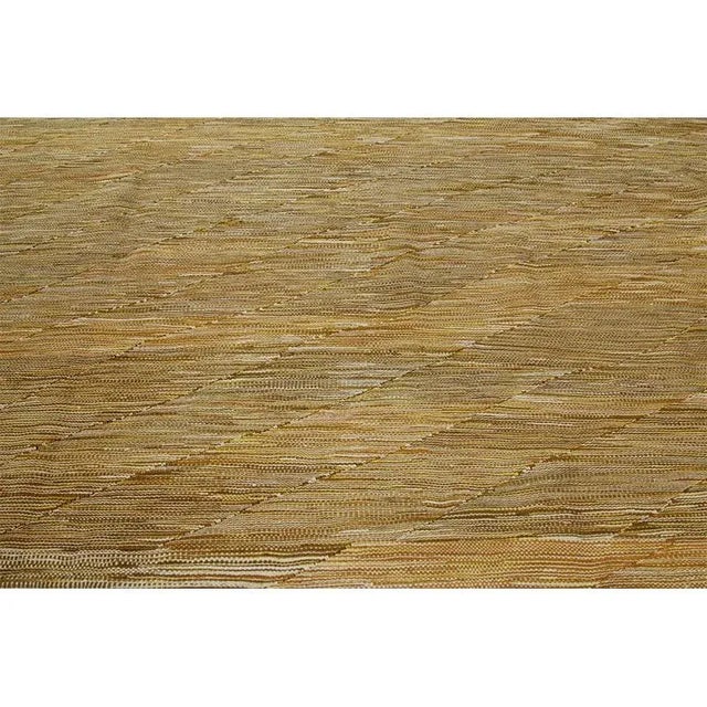 Handwoven Scandinavian Style Persian Kilim Area Rug 9’3″ X 12’8″ For Sale In Dallas - Image 6 of 11