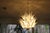 Mid-Century Italian Camer Calla Lily Murano Glass Chandelier For Sale - Image 10 of 12