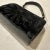 1950s Art Deco Black Velvet Italian Top Handle Bag For Sale - Image 6 of 13