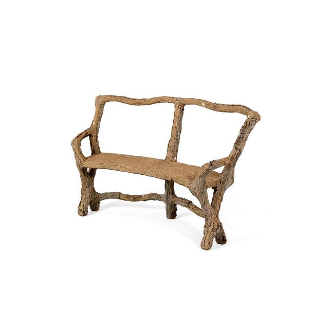Stone French Faux Wood Stone Benches, Set of 3 For Sale - Image 7 of 18