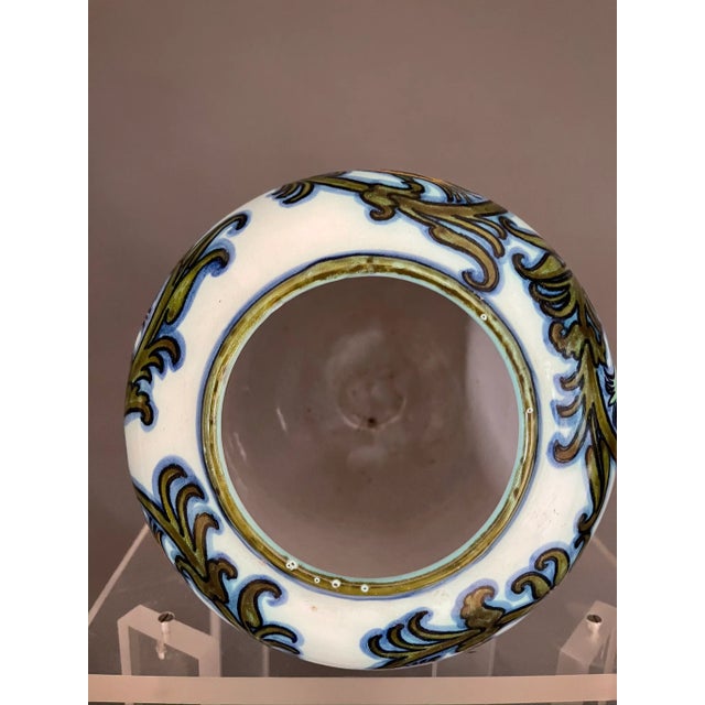 White Glazed Ceramic Vase by Pietro Melandri & Paolo Zoli for La Faiance, 1900s For Sale - Image 8 of 10