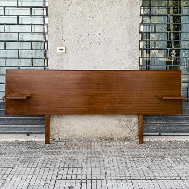 Vintage Bed in Wood, 1970s For Sale - Image 6 of 18