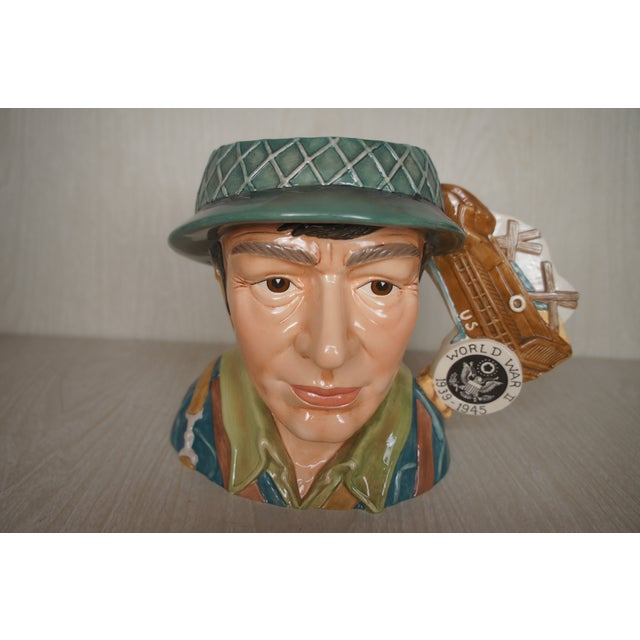 American Royal Doulton u.s. Military Soldier World War II Toby Character Jug For Sale - Image 12 of 16