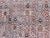 Blue Antique Persian Tabriz Rug With All-Over Geometric Design in Light Blue and Rose Red 7'4 X 11'1 For Sale - Image 8 of 12