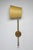Wood Ancora-W2 Contemporary Polished Brass Wicker Wall Light Sconce Jonathan Amar For Sale - Image 7 of 13
