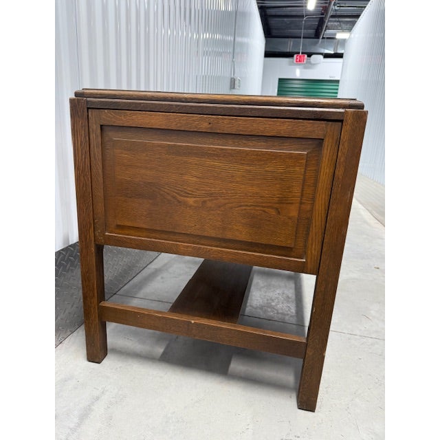 1920s Auglaize Arnold Library Desk For Sale - Image 4 of 17