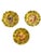 Early 20th Century Antique Set of 3 French Sarreguemines Majolica Fruit Dessert Plates For Sale - Image 5 of 10
