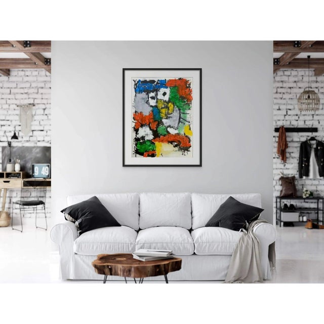 'Aramis' - Original Oil Painting by Diane Grant. Oil, ink, and pencil on canvas grain fine art paper. From a series of...