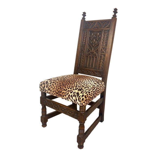 Gothic Revival Hall Chair For Sale