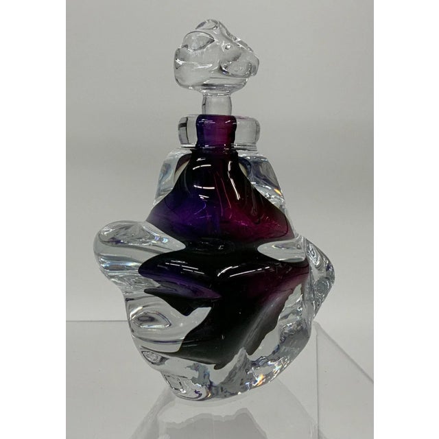 Vintage Leon Applebaum Art Glass Parfumé Bottle For Sale - Image 4 of 13