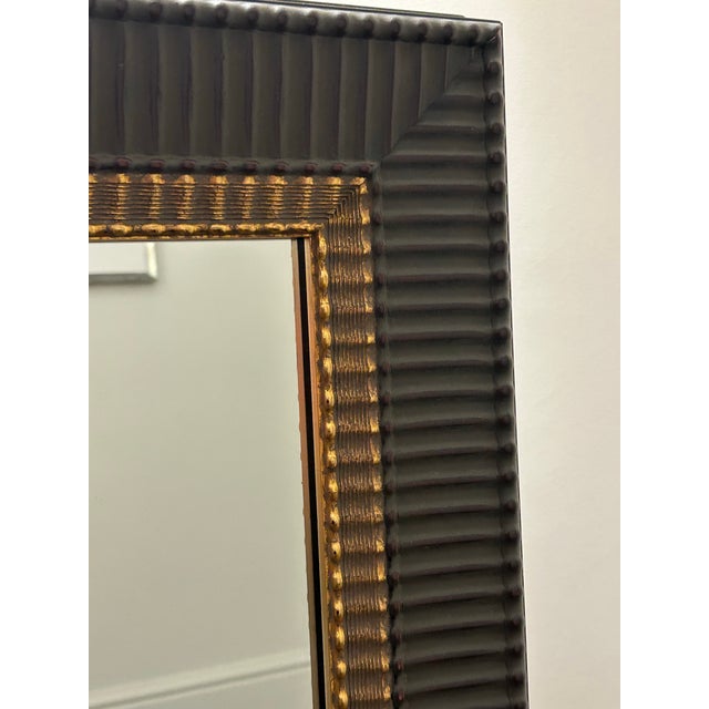 Transitional Mirrored Glass Wall Mirrors For Sale - Image 3 of 3