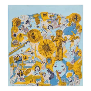 Astral Symbology Retouche, Biagio Civale Serigraph, Signed and Numbered in Pencil