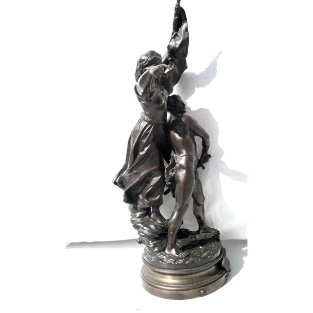 Bronze Pro Patria Bronze by Adrien Etienne Gaudez Competition Bronze For Sale - Image 8 of 11