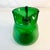 1950s 1950s Vintage Art Deco Americana Boho Chic Hand Blown Green Pitcher. For Sale - Image 5 of 9
