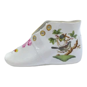 Vintage Herend Widbird & Butterfly Shoe