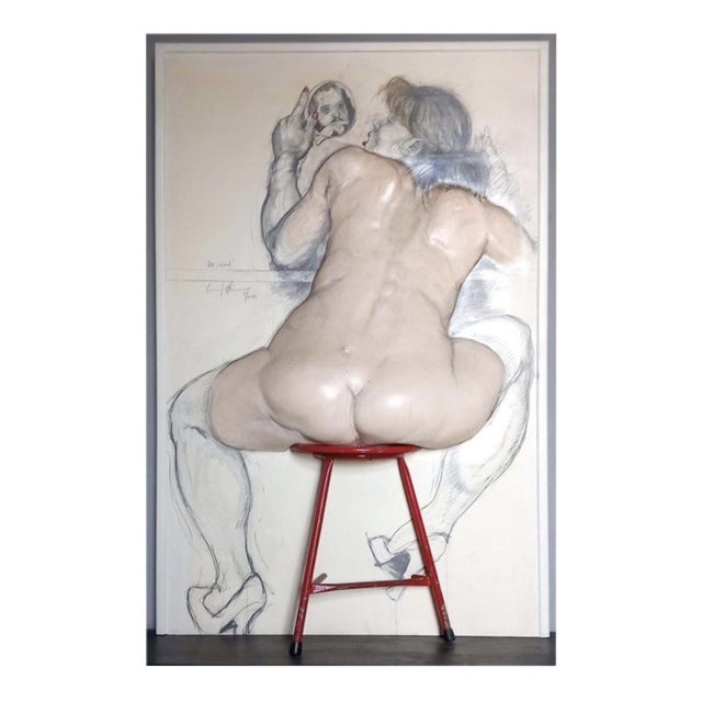 Modernist Artist, Nude Back View of Female For Sale