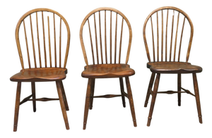 Vintage Country Kitchen Chairs, 1960, Set of 3