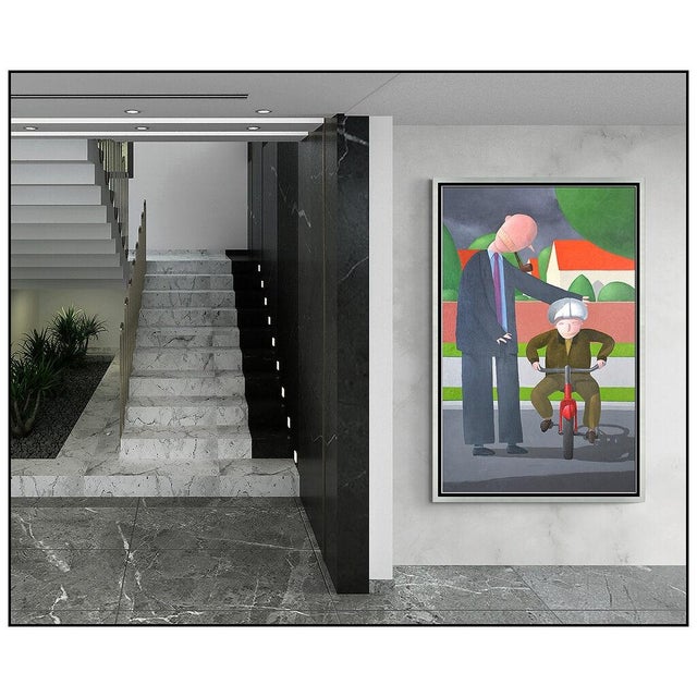 Message us to inquire about custom framing options! (Included for free with every purchase) The artwork here, "The Red...
