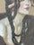 Jean-Gabriel Domergue, Portrait of a Woman, 1890s, Canvas For Sale - Image 3 of 8