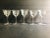 Vintage Etched Floral Design Sherry Glasses - Set of 5 For Sale In New York - Image 6 of 7