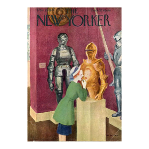 1947 Original New Yorker Magazine Cover, November 15, William Cotton Illustration, Museum