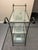 Vintage Wrought Iron and Glass Three Tier Bar Stand For Sale - Image 10 of 11