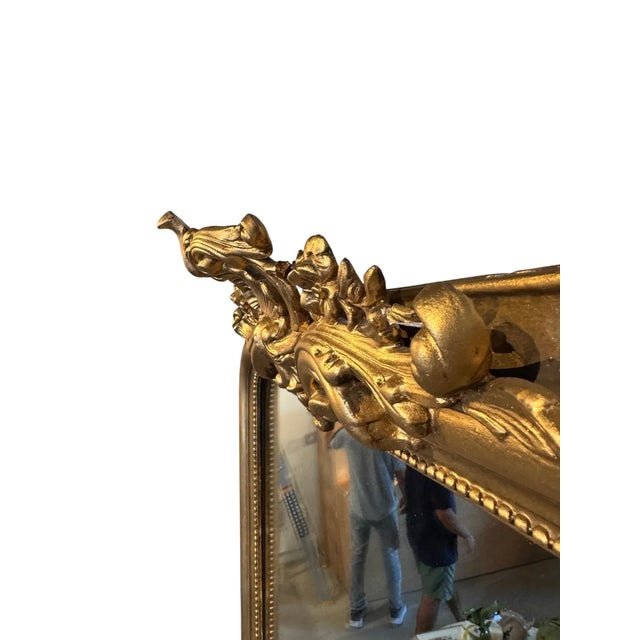Glass French Louis Philippe Gilt Mirror, Mid-19th Century For Sale - Image 7 of 12