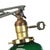 1940s Vintage Art Deco Floor Lamp With Green Glass Tulip Shade For Sale - Image 5 of 15