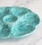 Gien Vintage French Gien Turquoise Majolica Oyster Plate For Sale - Image 4 of 7
