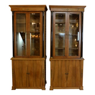 French Empire Style Bookcase - a Pair For Sale