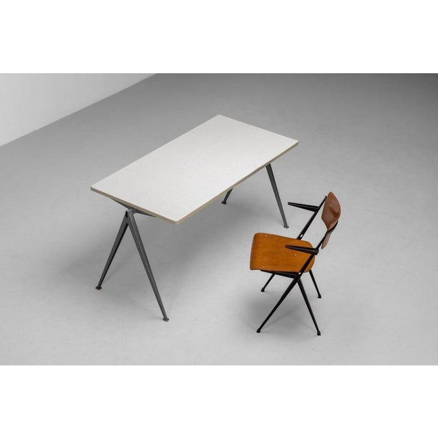 Large Pyramid Table attributed to Wim Rietveld for Ahrend de Cirkel, Netherlands, 1960s For Sale - Image 14 of 18