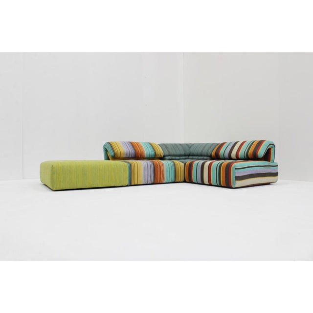 Vintage Voyage Immobile Modular Sofa from Roche Bobois, 1990s, Set of 4 For Sale - Image 12 of 12