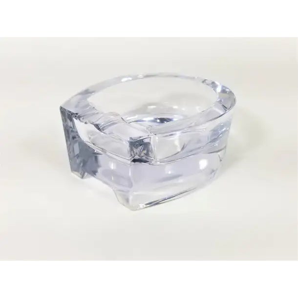 1970s 1970s French Crystal Horseshoe Shaped Ashtray, Made in France For Sale - Image 5 of 13