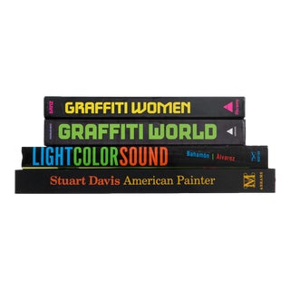 Gallery of Graffiti Coffee Table Set - Set of 4 For Sale