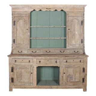 English Bleached Oak Dresser For Sale