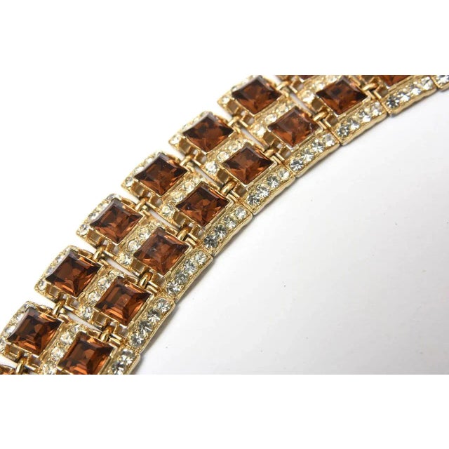 This is part of Chairish’s Costume Jewelry assortment. This timeless and fabulous vintage 1950's Swarovski rhinestone...