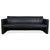 Leolux 3-Seater and 2-Seater Sofas in Dark Blue Leather from Leolux, Set of 2 For Sale - Image 4 of 18