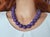 Purple Chatoyant Charoite Necklace With Sterling Silver Charoite Clasp For Sale - Image 8 of 9