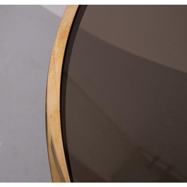 Brass Demi-Lune Tables from Maison Jansen, France, 1970s, Set of 2 For Sale - Image 11 of 13