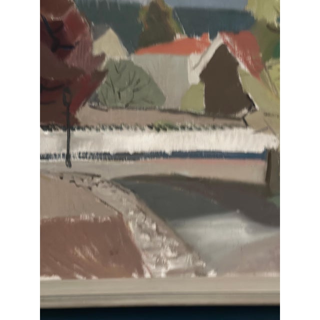 Bengt Eklund, Landscape, 1951, Oil Painting on Canvas, Framed For Sale - Image 6 of 18