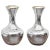 Silvered Vases - a Pair For Sale